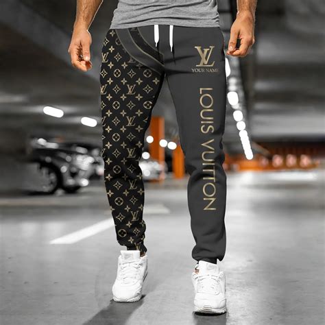 louis vuitton sweatpants cheap|louis vuitton black pants.